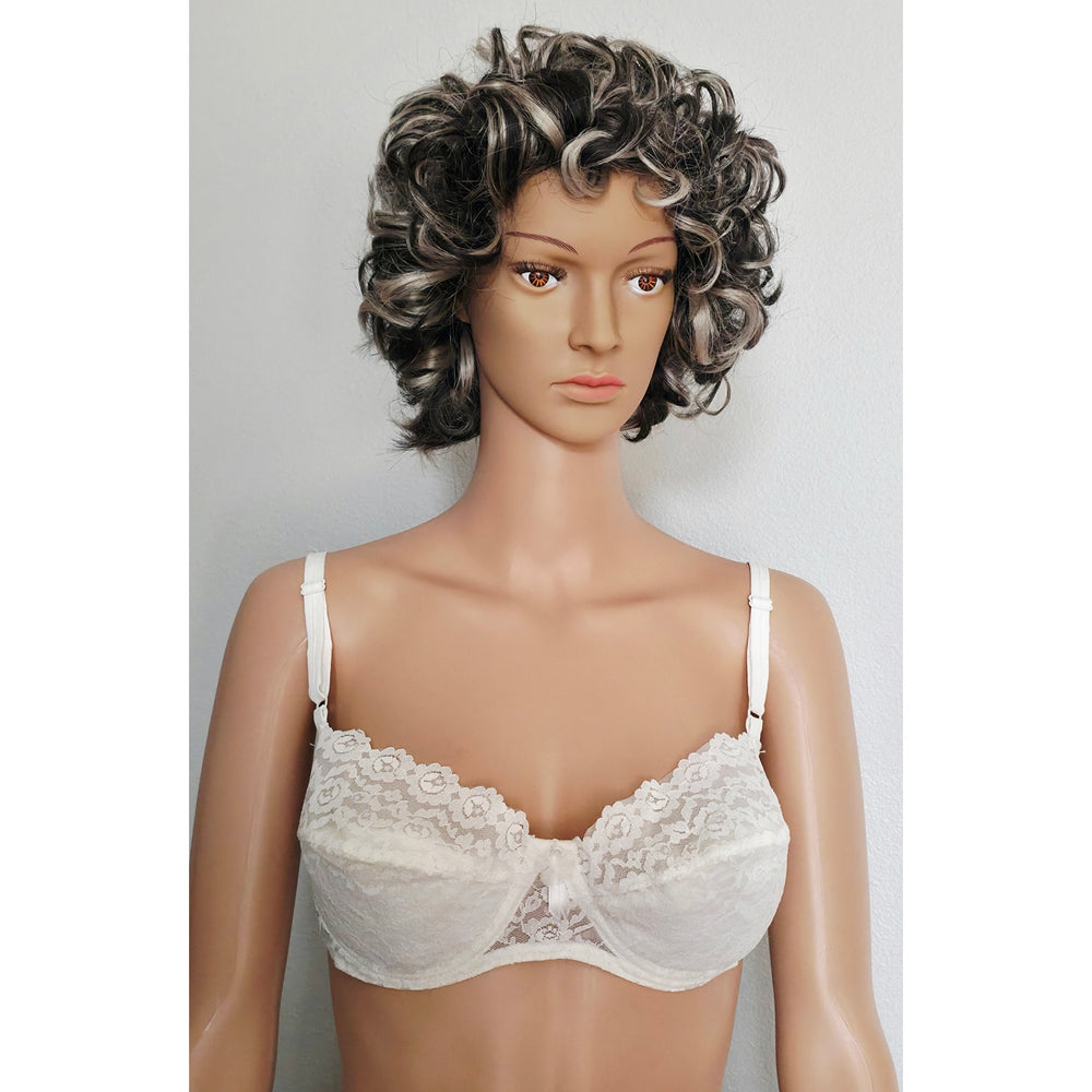 VINTAGE *NEW* 1960's ILGWU Women's White Lace Bra Size 38B