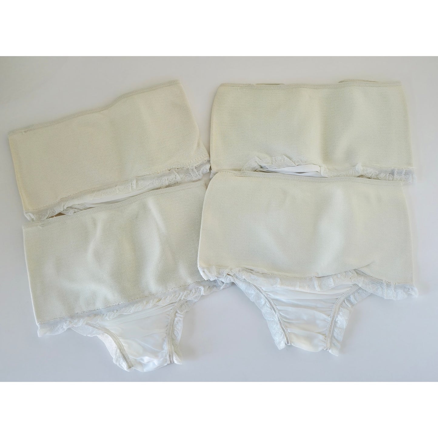 VINTAGE *NEW* 1960's Empire Foundation Women's Bikini Hugger Size L (28) Lot of 4