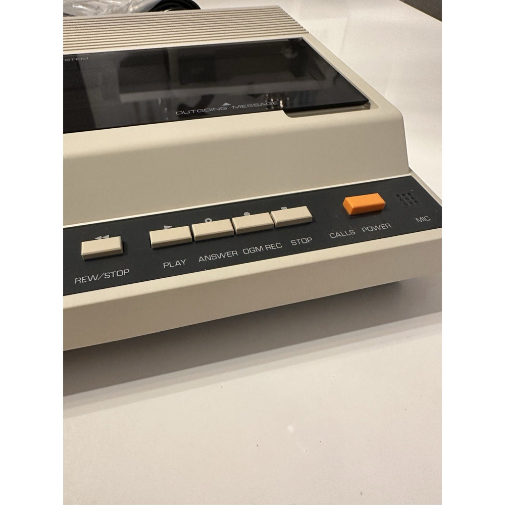 VINTAGE *NEW* 80's Technisonic AS-1500 Answering Machine w/Cassette Tape
