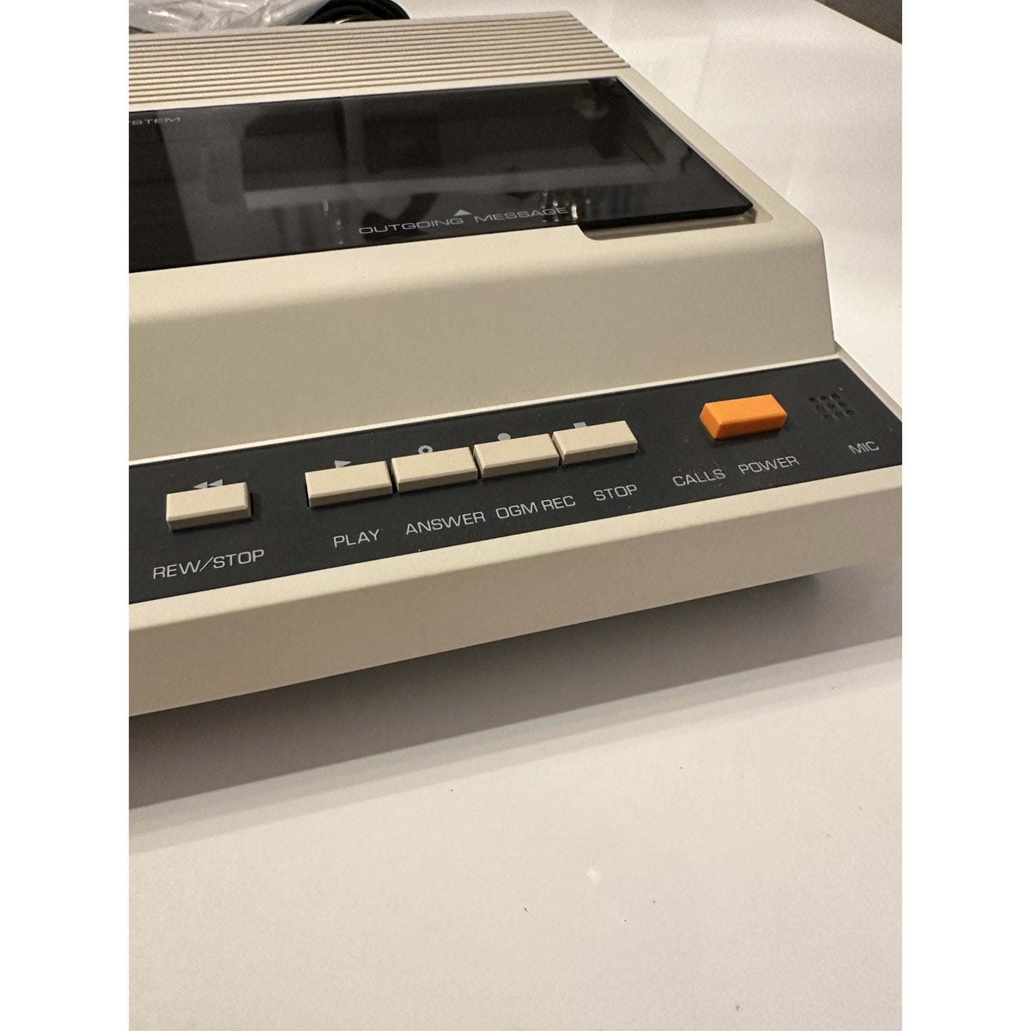VINTAGE *NEW* 80's Technisonic AS-1500 Answering Machine w/Cassette Tape