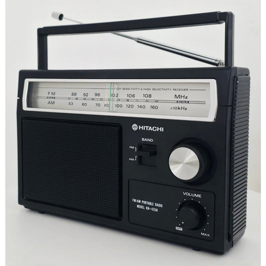 VINTAGE *PRISTINE* 1970's Hitachi KH-435H AM/FM Portable Radio