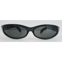 VINTAGE *NEW* 1970's Glam Unisex Black Frame with Gray Lens Sunglasses