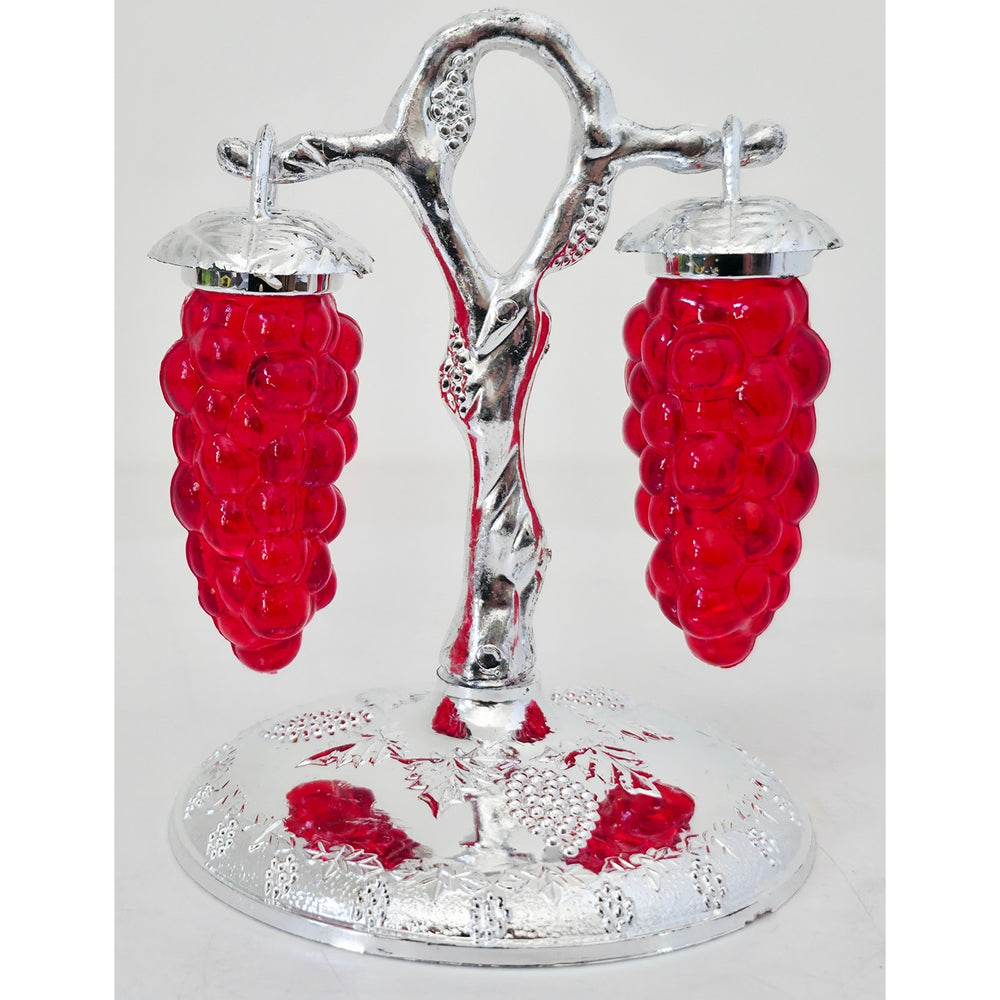 VINTAGE *NEW* 1960's Red Grape Shape Salt and Pepper Shakers Set of 2