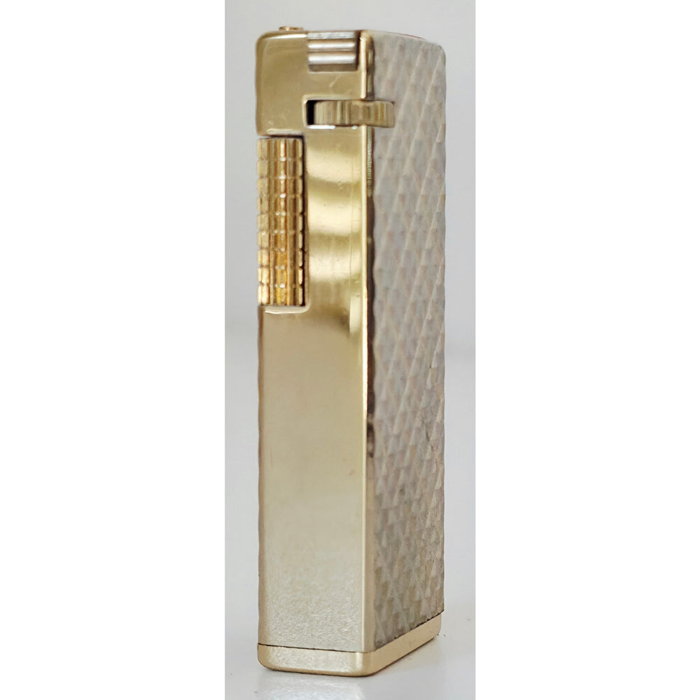 VINTAGE *NEW* 1960's Gold Textured Lighter in Original Box by Supreme USA