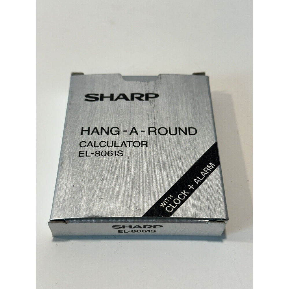 VINTAGE *NEW* Sharp EL-8061S Miniature Electronic Calculator HangARound