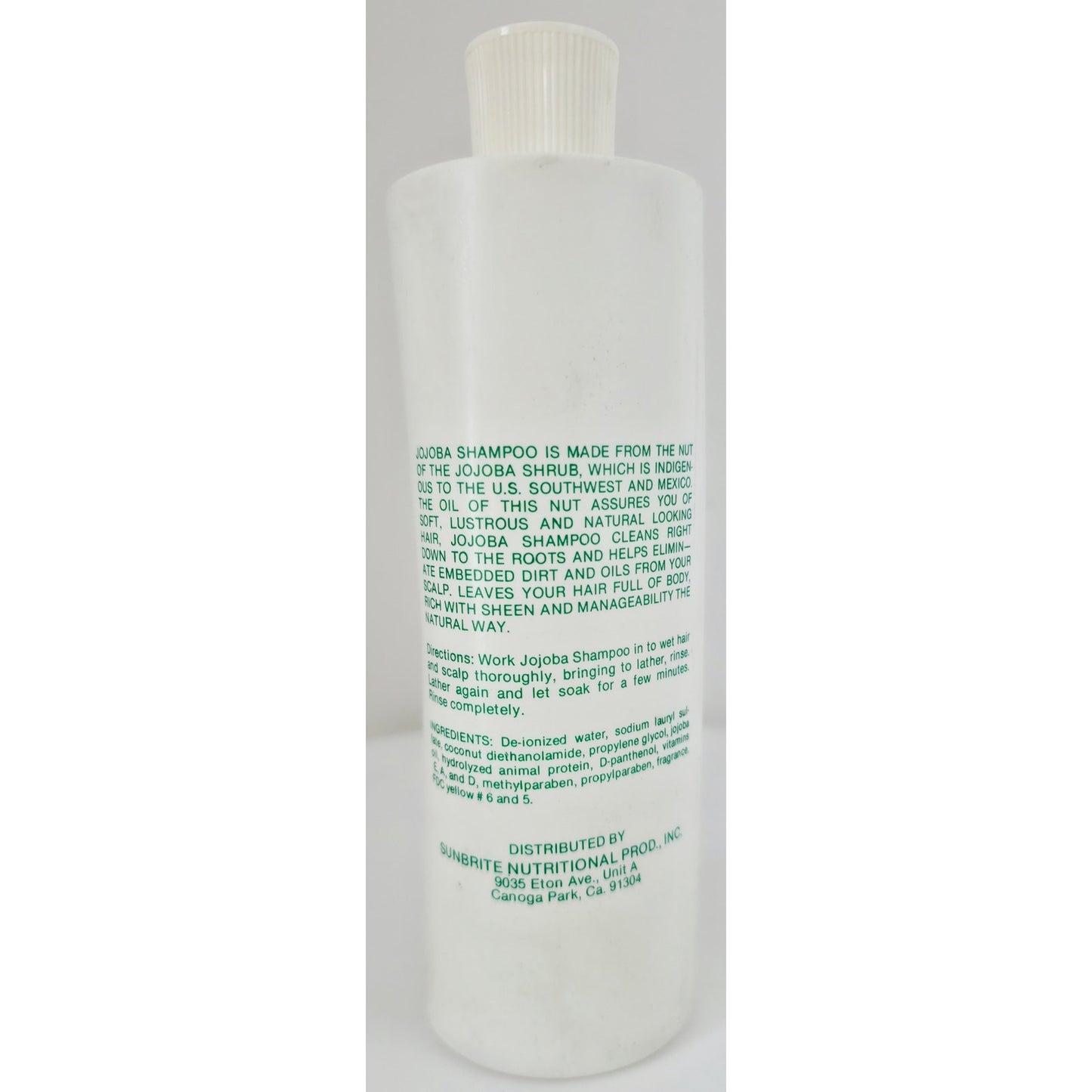 VINTAGE *NEW* 1970's Sunbrite Ph-Balanced JOJOBA Shampoo 16oz