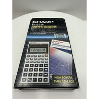VINTAGE *NEW* 1980's Sharp EL-531A with Textbook Scientific Calculator