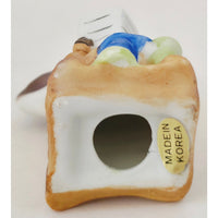 VINTAGE *NEW* 1960's Homco Grandpa Mouse in Rocking Chair Ceramic Figurine Korea