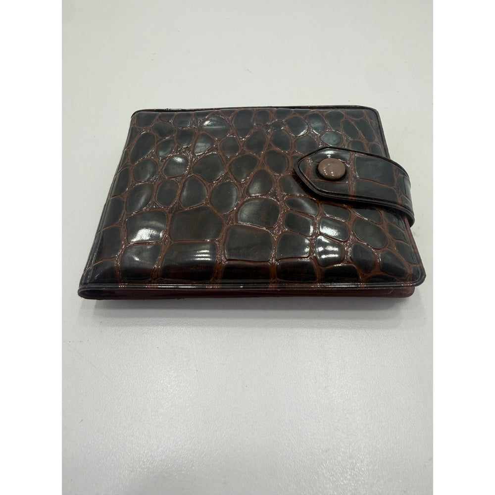 VINTAGE *NEW* 1970's Stacy Bi-Fold Coin/Photo/Cash Snake Print Wallet