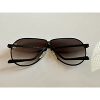 VINTAGE *NEW* 1980's Ferarri Foldable Black Metal Aviator Sunglasses