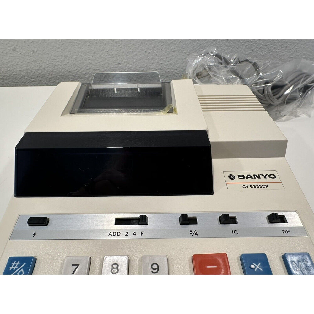VINTAGE *NEW* Sanyo CY-5322DP Electronic Printing Calculator