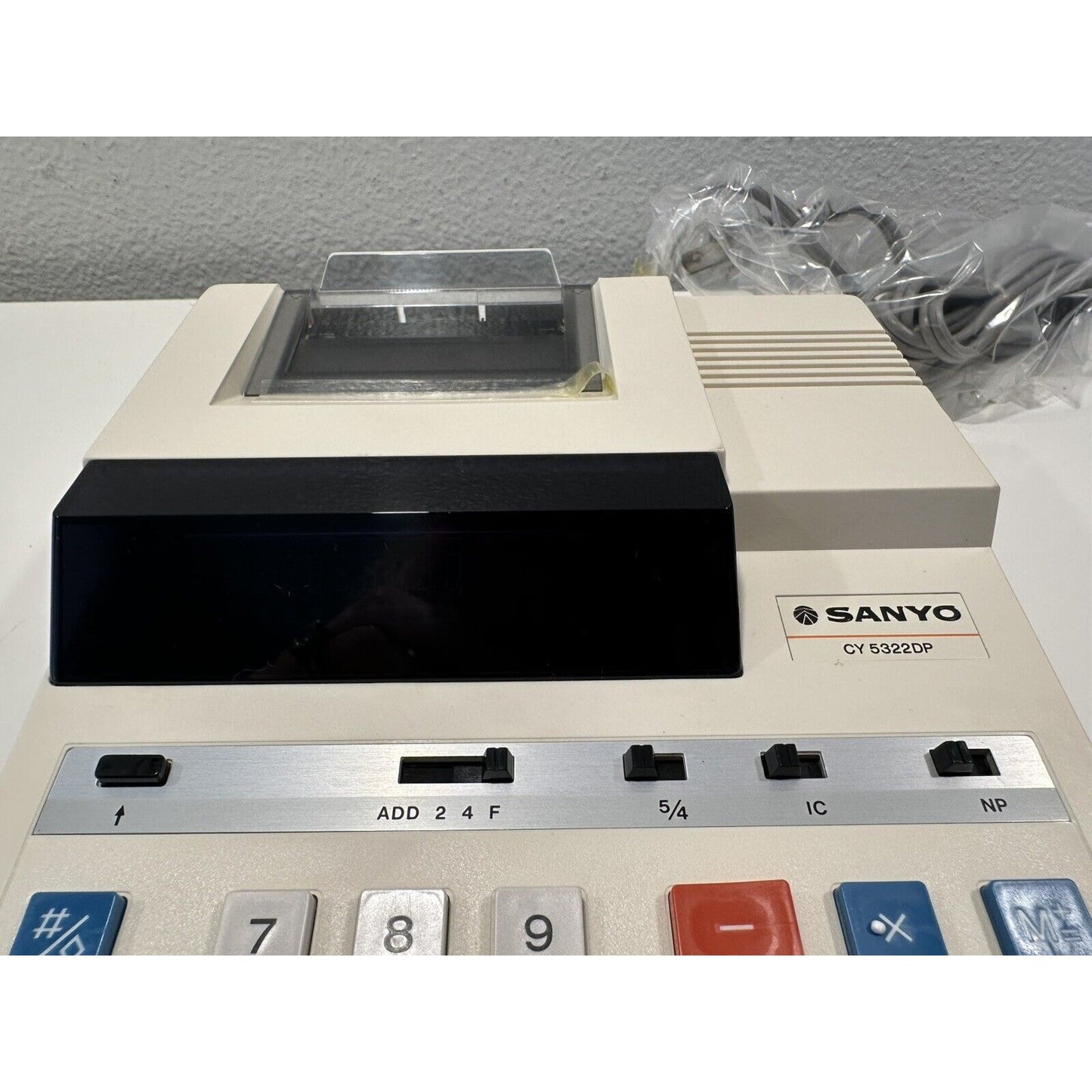 VINTAGE *NEW* Sanyo CY-5322DP Electronic Printing Calculator