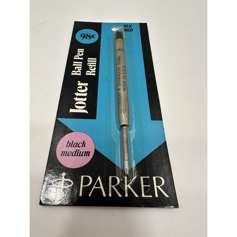 VINTAGE *NEW* 1970's Parker Jotter Ball Pen Refill-Blk Med