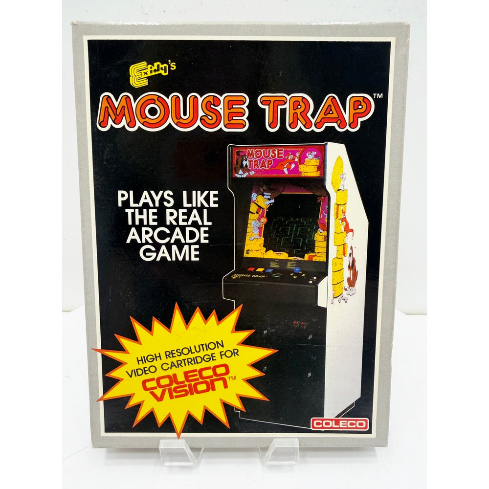 ColecoVision 1982 Mouse Trap Video Game NOS Sealed Unsold Dealer Stock