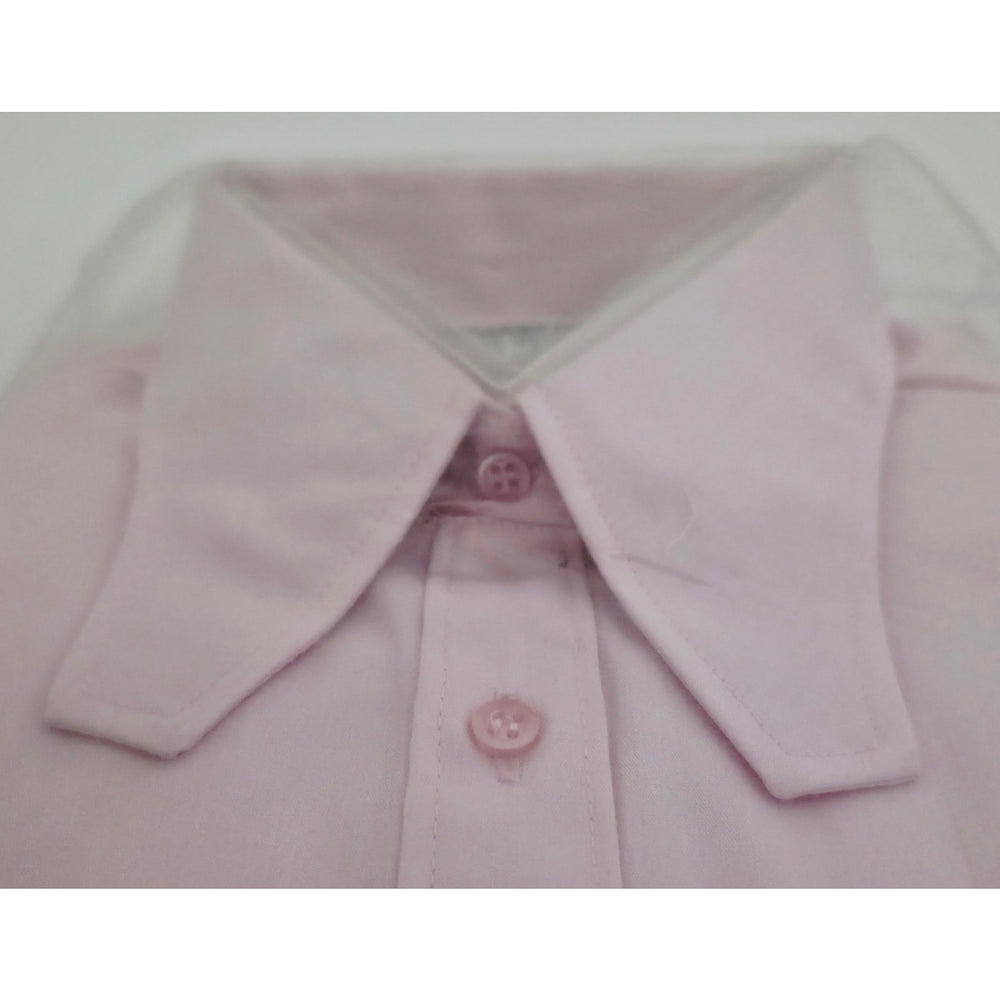 VINTAGE *NEW* 1960's Women's Mini Fashion Shirt Pink Cotton Blend Size 32