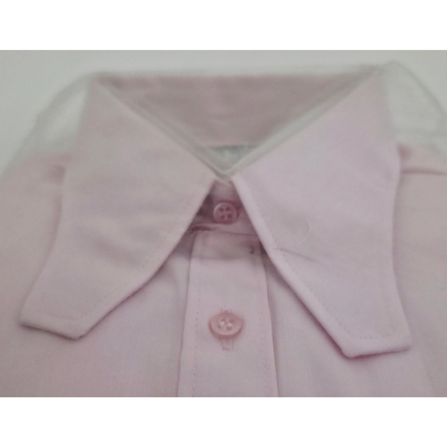 VINTAGE *NEW* 1960's Women's Mini Fashion Shirt Pink Cotton Blend Size 32