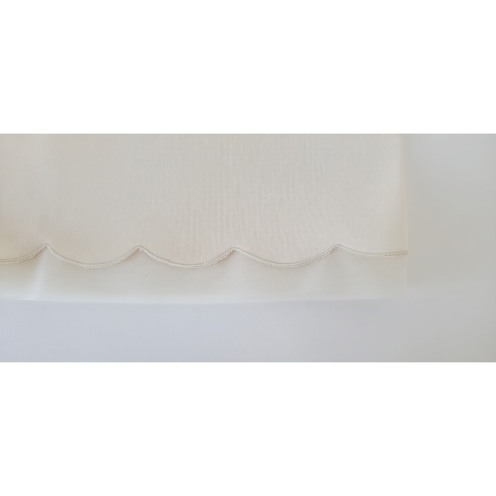 VINTAGE *NEW* 1960's Kayser Women's Cream Scalloped Trim Slip | Skirt Size L