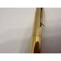 VINTAGE *NEW* 1970's Computrace Gold-Plated Pen W Built-In Digital Clock