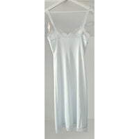 VINTAGE *NEW* 1960's Women's Light Blue with Lace Trim Slip Dress Size 34
