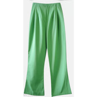 VINTAGE *NEW* 1960's Women's Green Stretch Capri Bell Bottom Pants Size 10
