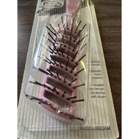 VINTAGE *NEW* 1990's Vidal Sassoon Vent Brush Large Pink Angled Nylon 6003KM