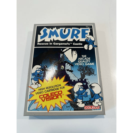 VINTAGE *NEW* 1982 SMURF Rescue in Gargamel's Castle for Colecovision
