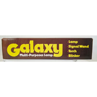 VINTAGE *NEW* 1970's GALAXY Multi-Purpose Flashlight Emergency Signal Blinker