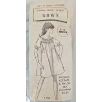 VINTAGE *NEW* 1960's Fruit of  the Loom Women's Lt Blue Day Dress | Gown Size M