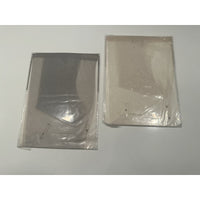 VINTAGE *NEW* Mod Glitter Hosiery-Silver/OffWhite Combo Sz10M X 2 Pair