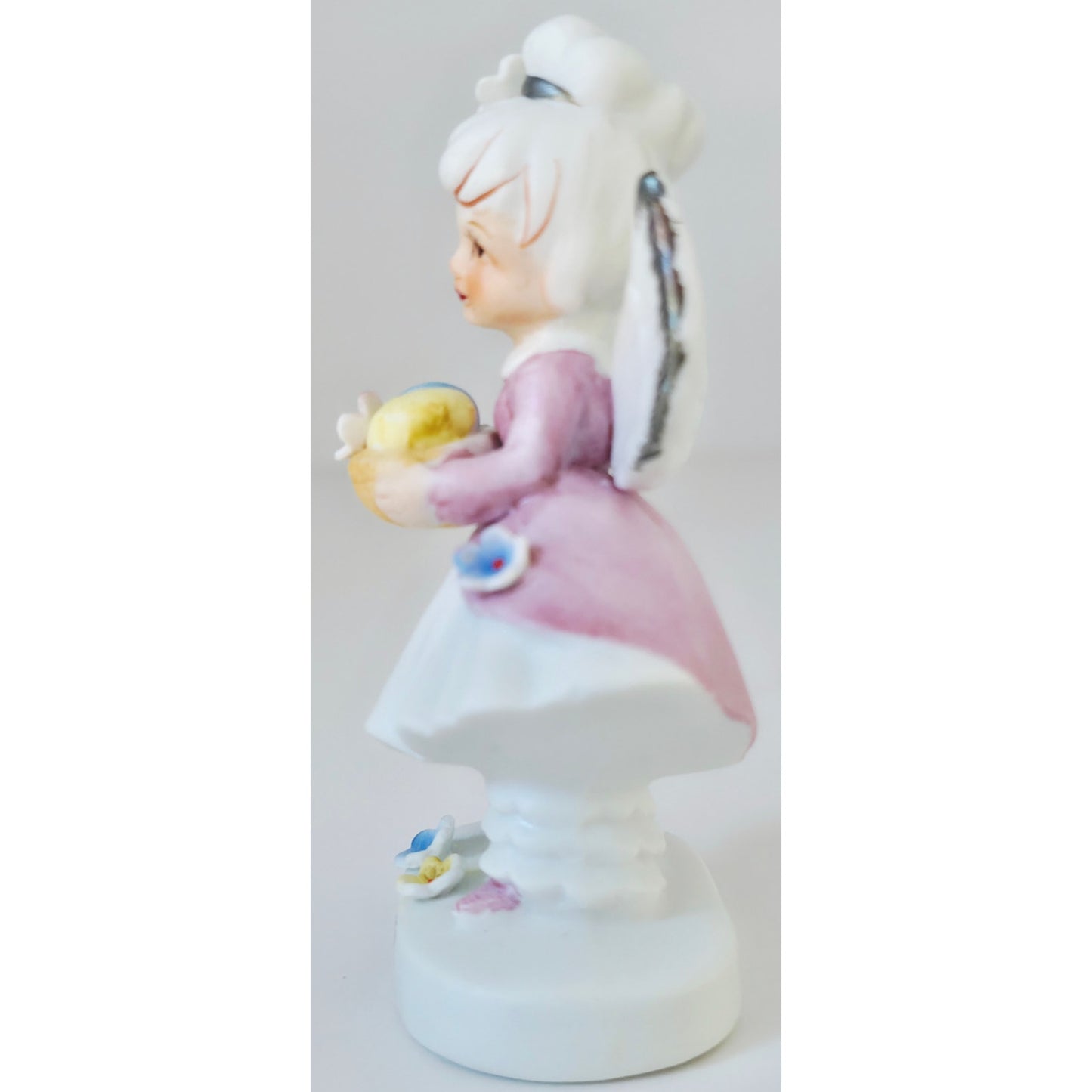 VINTAGE *NEW* 1960's April Girl Birthday Angel Figurine Porcelain 4MA-112