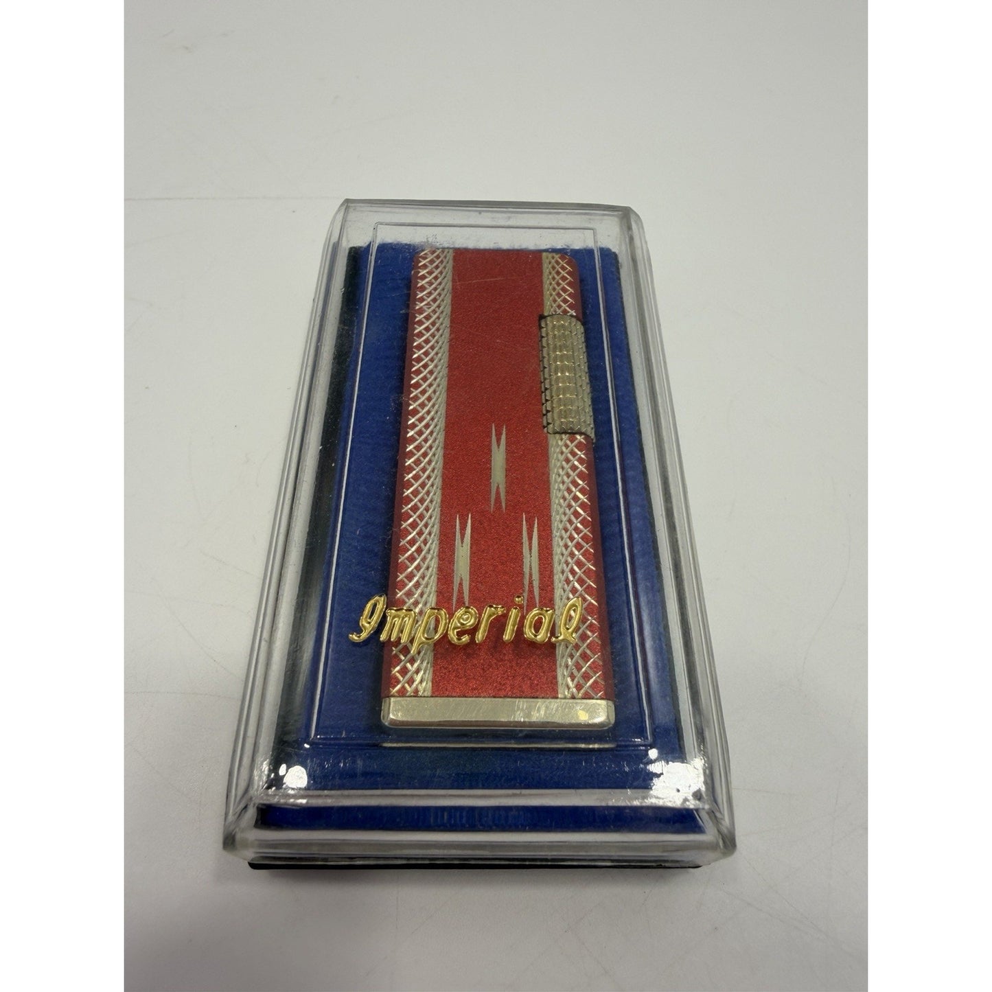 VINTAGE *NEW* 1950's Imperial Red/Gold Super Lighter