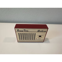 VINTAGE *NEW* Grand Prix Deluxe Hi-Fi Red Transistor AM Pocket Radio