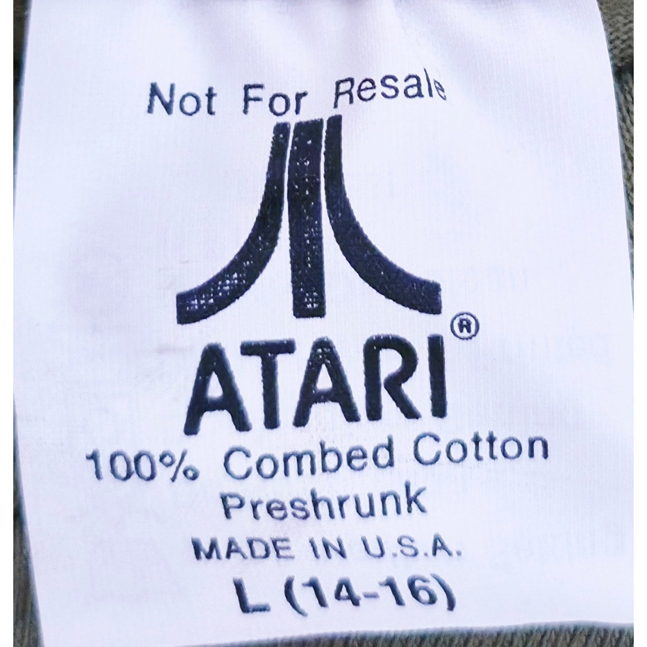 Vintage NEW Original 1980's Atari 'Defender' Dealer Promo T-Shirt Kids L (14-16)