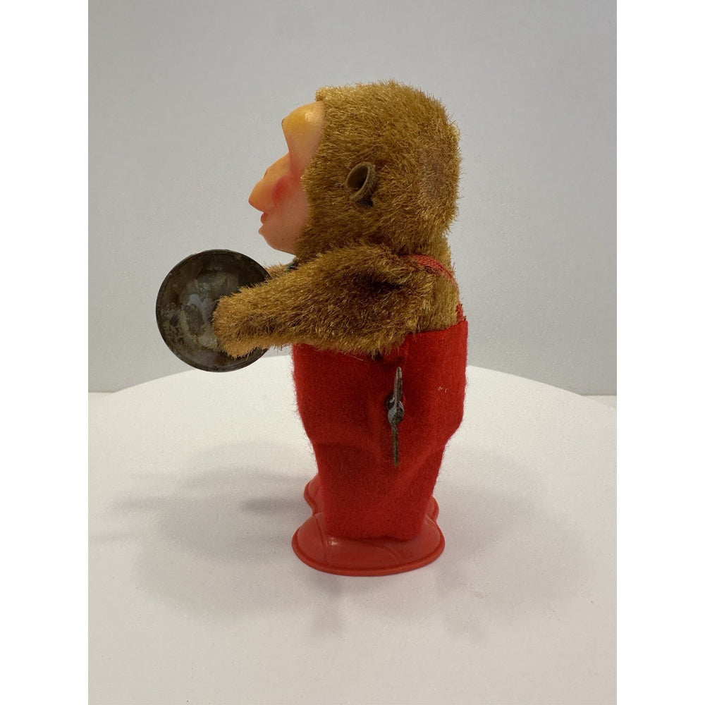 VINTAGE 1960's Musical Monkey With Clashing Symbols Toy Works