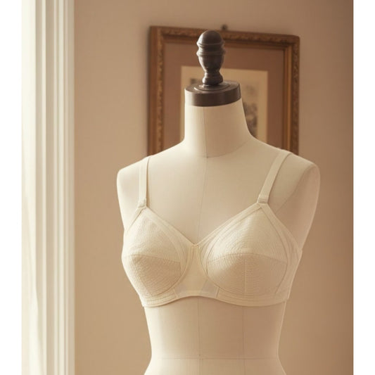 VINTAGE *NEW* 1960's Super-Form Women's Cream Bullet Bra Size 36C USA