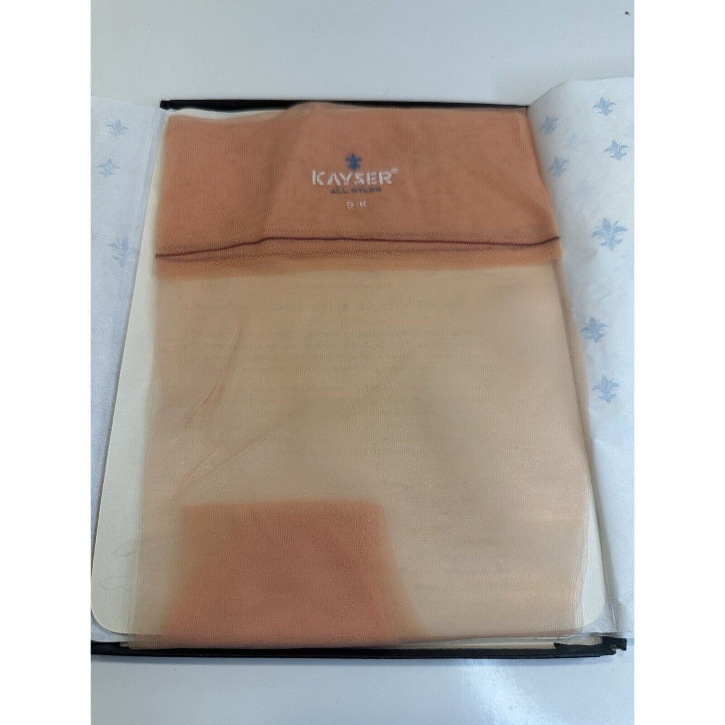 VINTAGE *NEW* Kayser Hosiery-Seamless-Peach Flip-Sz9M X 2