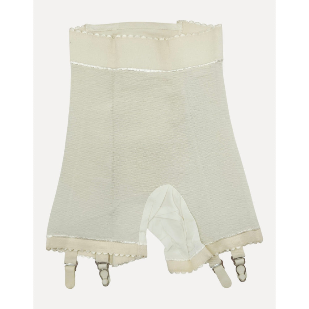 VINTAGE *NEW* 1960's Stephanie Women's Cream Shapewear w/Garters Size M USA