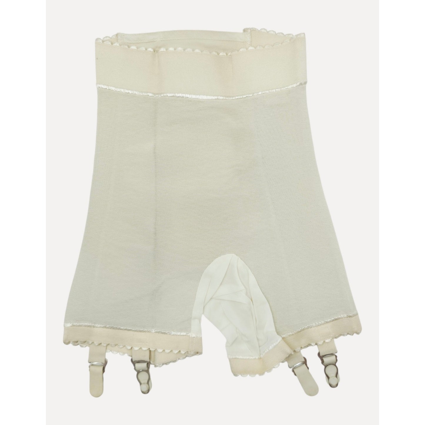 VINTAGE *NEW* 1960's Stephanie Women's Cream Shapewear w/Garters Size M USA
