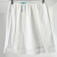 VINTAGE *NEW* 1960's Kayser Women's White w/Lace Trim & Heart Half Slip Size S