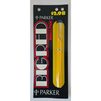 VINTAGE *NEW* 1970's Parker Big Red Ball Pen Sealed - Yellow