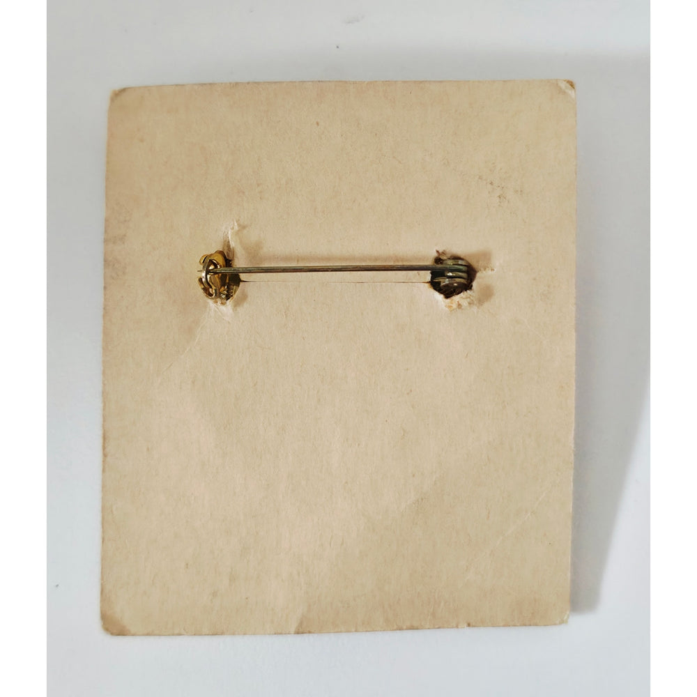 VINTAGE 'NEW' 1950's Western Germany Victorian Style Portrait Brooch on Card