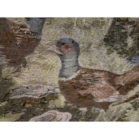 VINTAGE *PRISTINE* 1960's Covey of Quail Velvet Tapestry