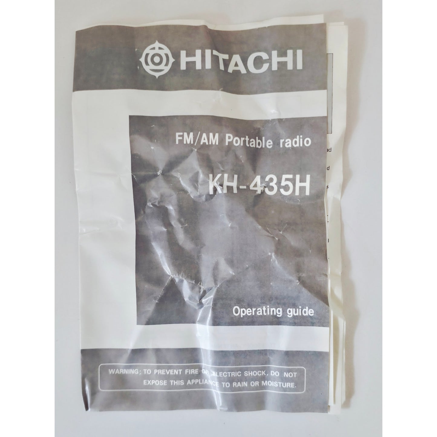 VINTAGE *NEW* 1970's Hitachi KH-435H AM/FM Portable Transistor Radio