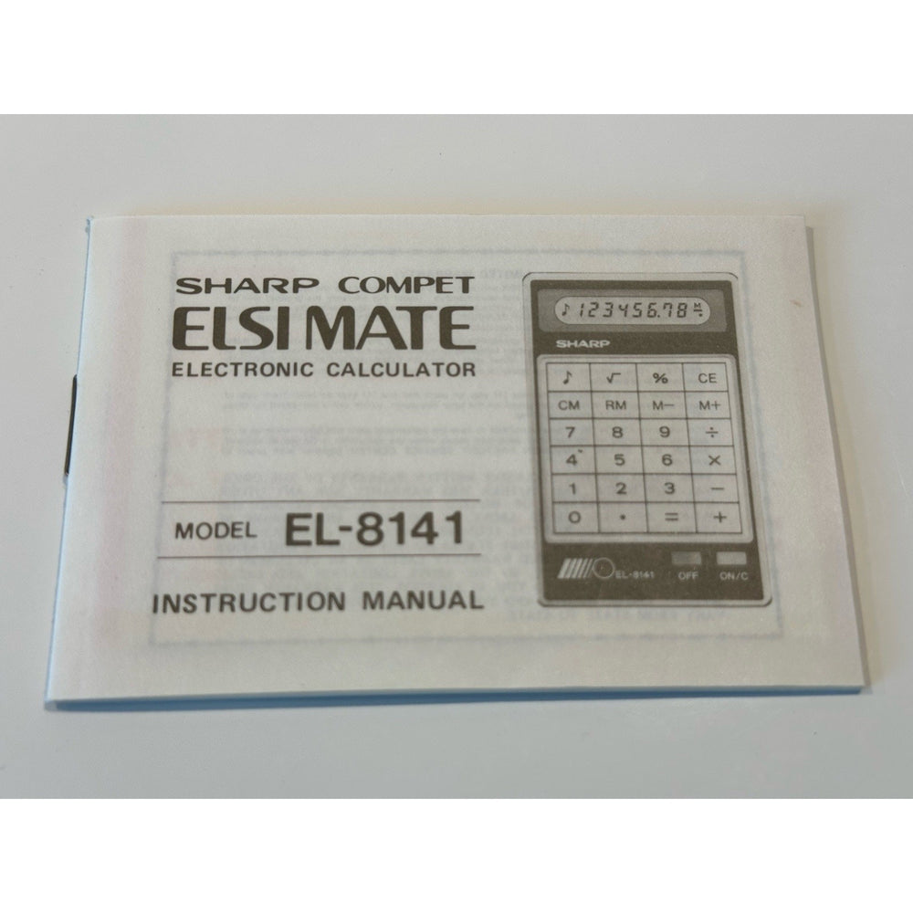 VINTAGE *NEW* 1980's Sharp Elsi Mate EL-8141 Electronic Calculator JAPAN