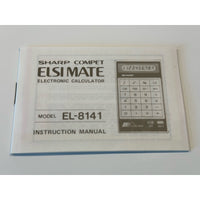 VINTAGE *NEW* 1980's Sharp Elsi Mate EL-8141 Electronic Calculator JAPAN