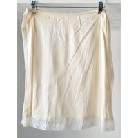 VINTAGE *NEW* 1960's Kayser Women's Beige Slip with Lace Trim Size L