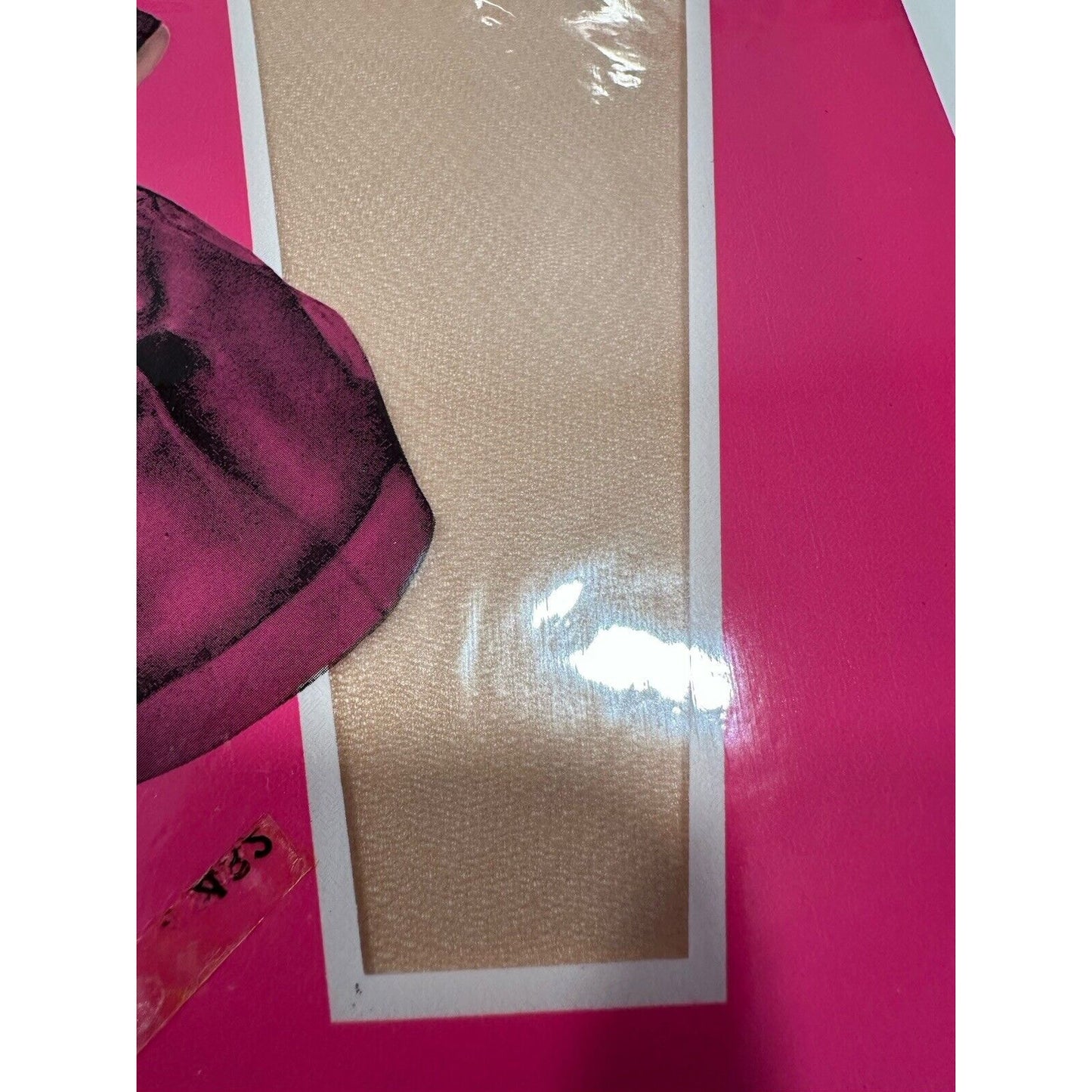 VINTAGE *NEW* Kayser Hosiery Seamless-Shell Beige Sz 9.5 X 6