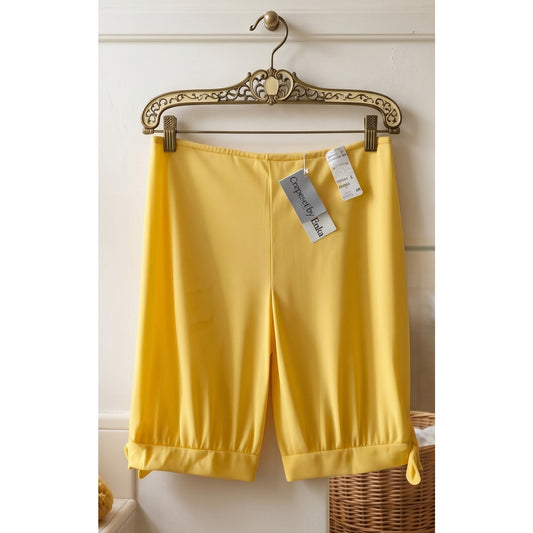 VINTAGE *NEW* 1960's Kayser Women's Yellow w/Bow Bloomers | Panties Size S USA