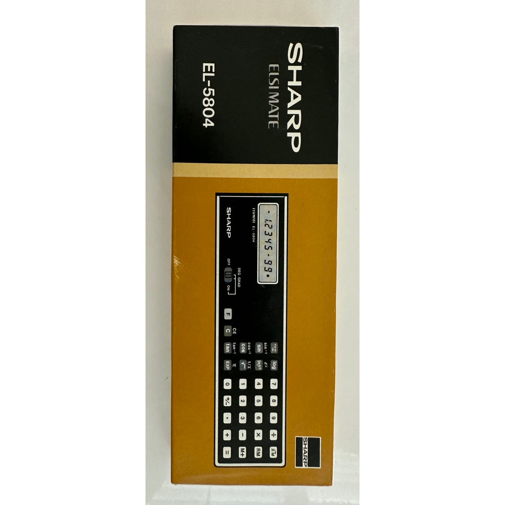 VINTAGE *NEW* Sharp EL-5804 Calculator Made in Japan