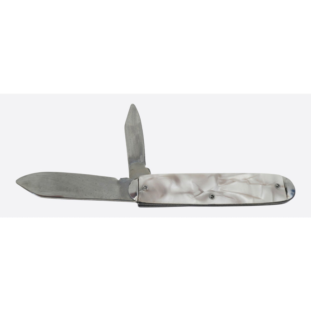 VINTAGE *NEW* 1960's Stainless Steel 2-Blade Pocket Knife